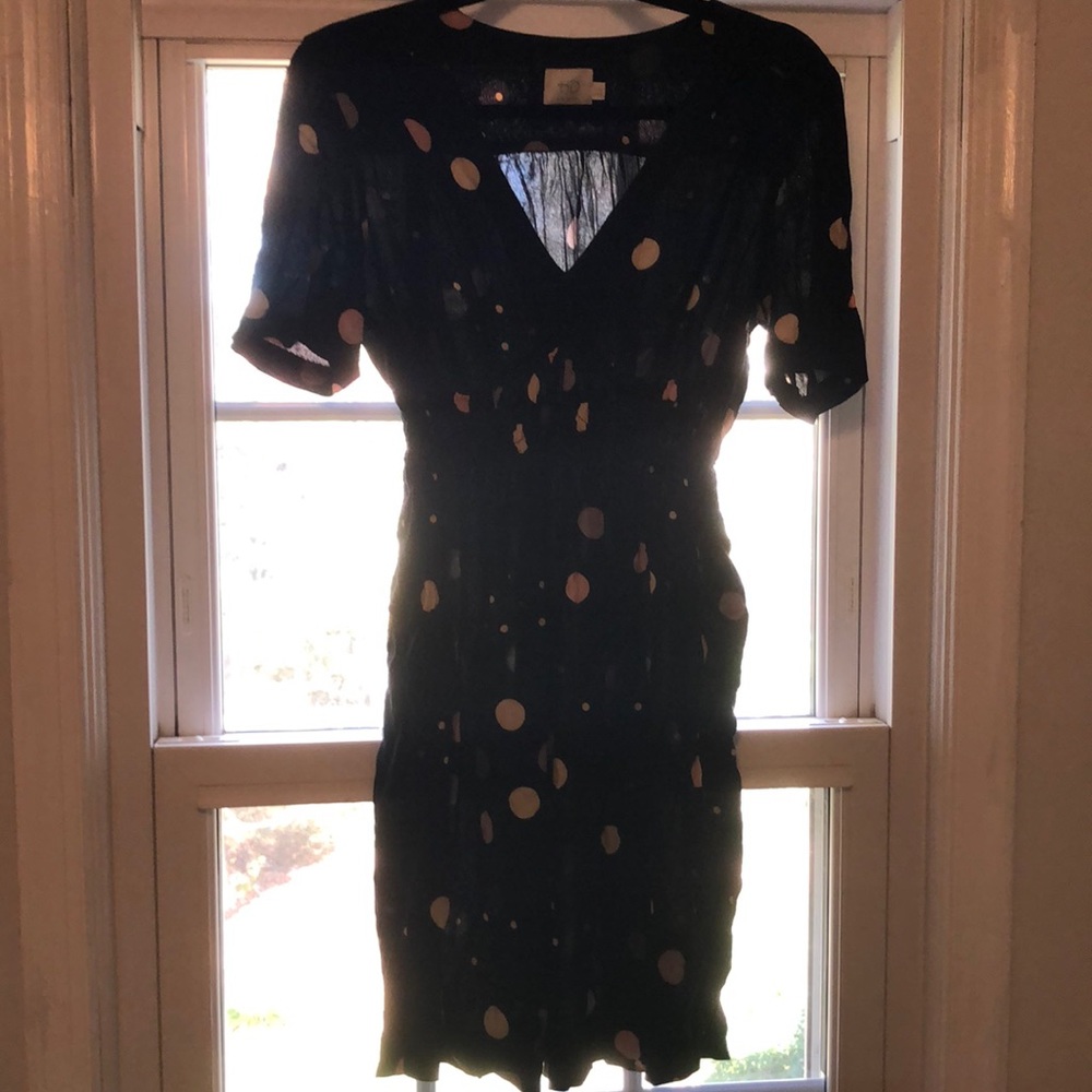 Anthropologie HD in Paris Felicity Polka Dot Dress Size 10